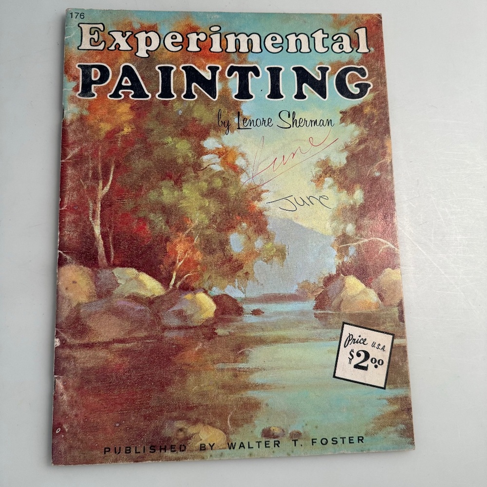 Walter Foster Experimental Painting Art Instruction Book